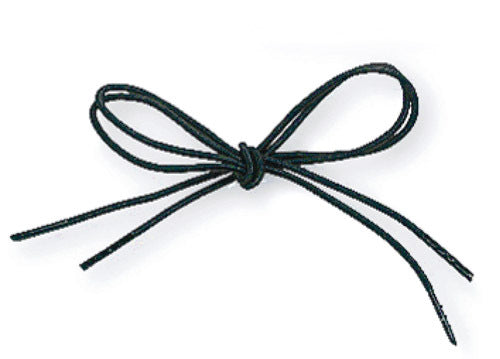 Fit To Be Tied Shoe Laces Elas-Black 24  pr