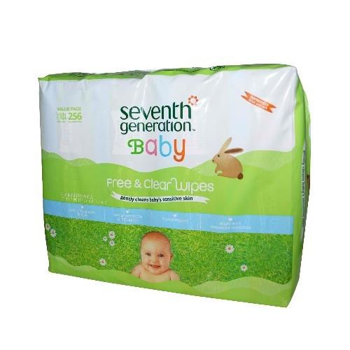Seventh Generation F&C Baby Wipe Refil (3x256 CT)