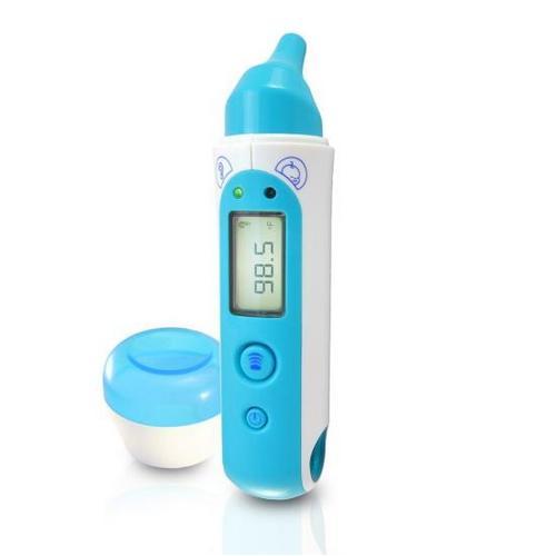 Bluetooth Infrared Ear & Body Digital Thermometer with Downloadable 'Pyle Health' Application, LCD Display and Safe for All Ages