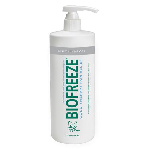 Biofreeze - 32oz Gel Pump Dye-Free Prof Version