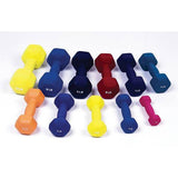 Dumbell Weight Color Neoprene Coated 10 Lb