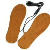 1 Pair USB Electric Powered Heated Tools Insoles Keep Feet Warm Pad Free Size