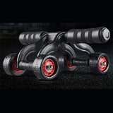 Sports Fitness Four-Wheels Power Roller Abdomen Exercise Wheels Equipment Muscle Strength Training