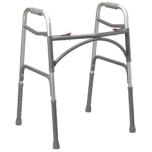 Double Button Extra-Wide Adult Folding Walker (Bariatric)