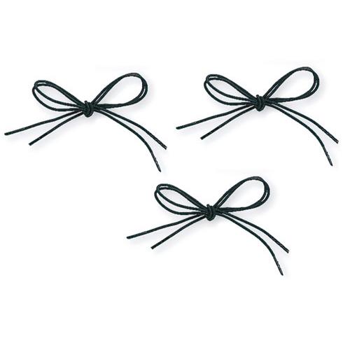 Shoe Laces Elastic Black 30  Pk/3 pr