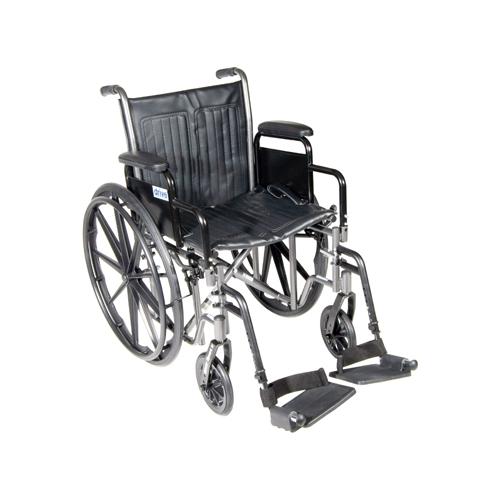 Wheelchair Econ Rem Desk Arms 20   w/ELR's  Dual Axle