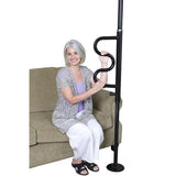 The Curve Security Pole Black