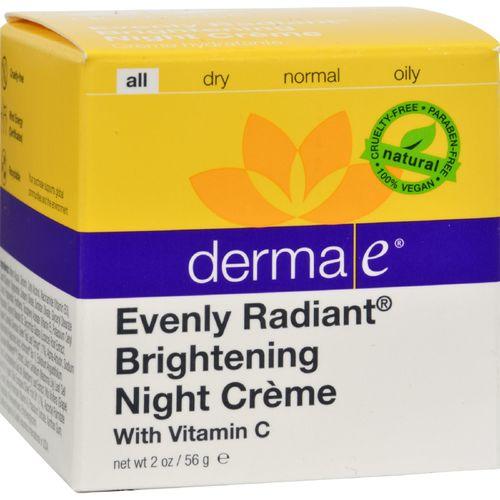 Derma E - Evenly Radiant Night Creme - 2 oz.