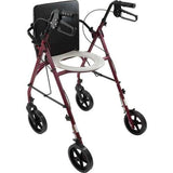 Free2GoTM Rollator Burgundy