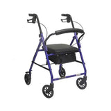 Aluminum Rollator w/Loop Brake Blue  4-Wheel