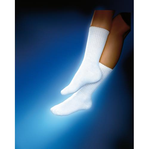 Sensifoot 8 - 15 Diabetic Crew Socks White Ex-Large