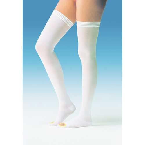 Jobst Anti-Em Knee-Hi Large Regular  Closed Toe  White