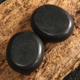 4Pcs Natural Hot Stone Massage Basalt Rocks Oval Shape Palm Stones Massager