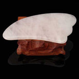 Natural Powder Crystal Rose Quartz Gua Sha Board Face Body Care Scraping SPA Massage Tool Massager