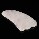 Natural Powder Crystal Rose Quartz Gua Sha Board Face Body Care Scraping SPA Massage Tool Massager