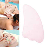 Natural Powder Crystal Rose Quartz Gua Sha Board Face Body Care Scraping SPA Massage Tool Massager