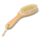 Natural Bristle Full Body Massage Dry Skin Exfoliation Bath Brush Detox Fight Cellulite Tool