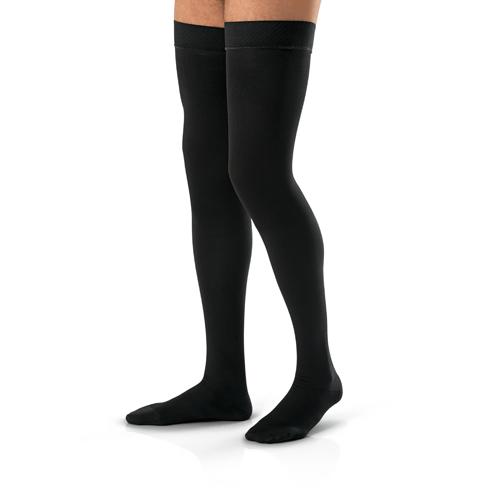 Jobst for Men 30-40mmHg Thigh High  Black Large