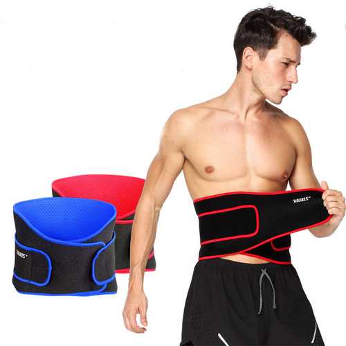 Sport Pressurized Waist Support Bandage Adjustable Breathable Keeping Warm Fit Weight Lifting