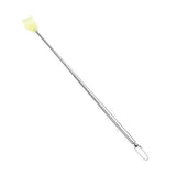 Practical Handy Stainless Pen Clip Back Scratcher Telescopic Pocket Scratching Massage Kit