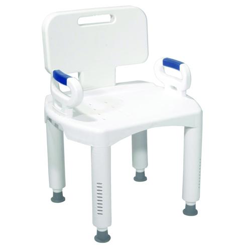 Bath Bench  Premium Series with Back and Arms