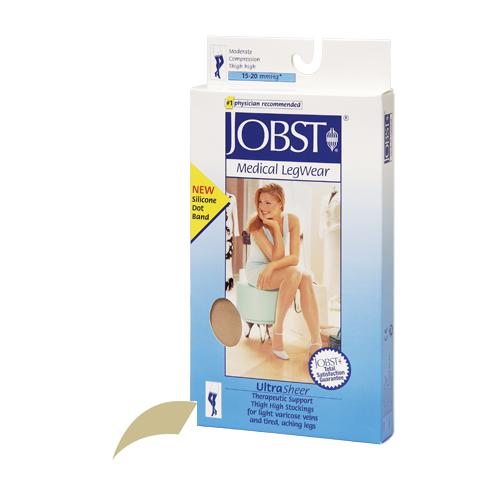 Jobst Ultrasheer 15-20 Thigh w/Dot  Natural Large