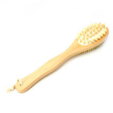 Natural Wood Bristle Bath Brush Long Double-sided Clean Massage Allaying Tired Dry Wet Amphibious