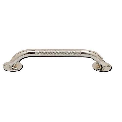 Grab Bar- Knurled Chrome 18in