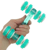 Practical Durable Eight Roller Wheels Massager Friendly Ergonomic Handle Releasing Stress