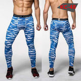 Men's Sports Pro Compression Camouflage Running Fitness Basketball Football Training Pants