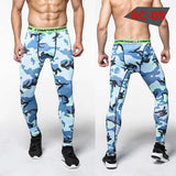 Men's Sports Pro Compression Camouflage Running Fitness Basketball Football Training Pants