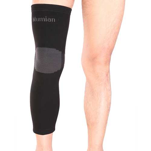 Mumian A06 Classic knitting Warm Sports Long Knee Pad Knee Brace Support Sleeve - 1PC