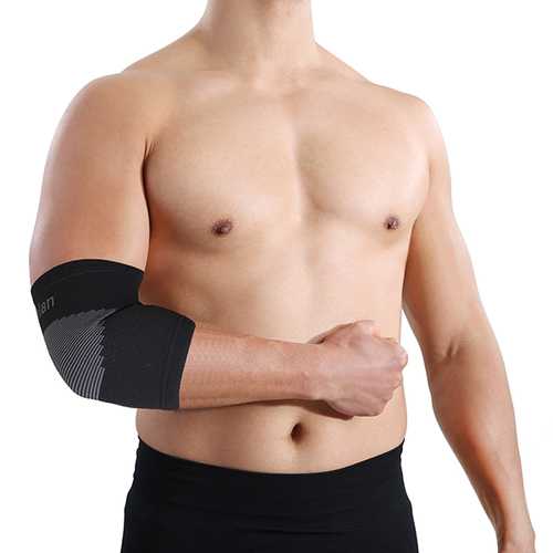 Mumian A21 Classic Black Sports Elbow Sleeve Brace - 1PC