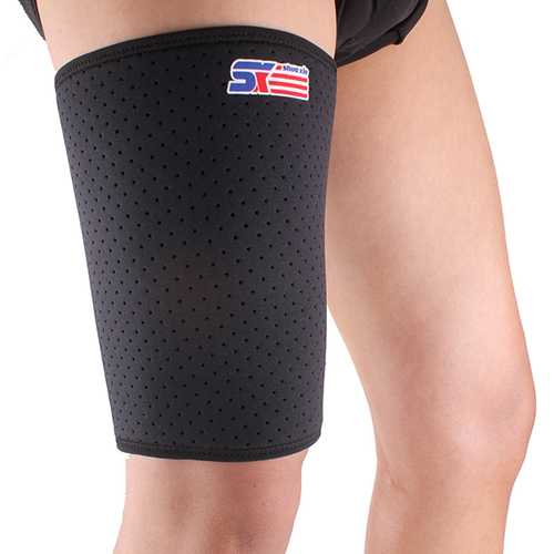 ShuoXin SX650 Sports Fitness Gym Elastic Stretchy Thigh Brace Support Wrap Band - 1PC