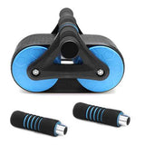 Double Wheeled Back Fitness Training Gym Abdominal Exerciser Power Roller