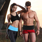 Outdoor Sports Running Waist Bag Fitness Music Riding Yoga Gym Belt Pocket with Zipper