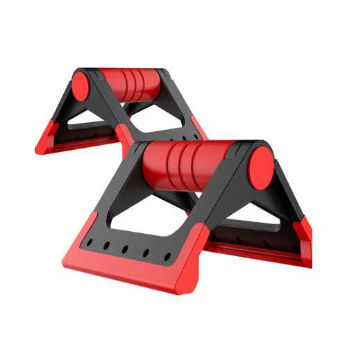 TU5005 Fold Push up Bar Stands Slip Resistance With Padded Handles Great For Upper Exercise Tools Pu