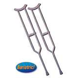 Crutches  Steel  H/D Bariatric Adult  (Pair)