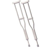 Push Button Alum Adj Crutch-pr Pediatric Patient Ht 4' - 4'6