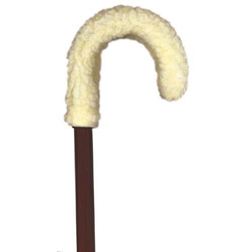 Fleece Cane Grip Curved Handle