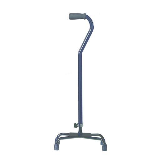 Quad Cane-Small Base Black  w/Foam Rubber Grip