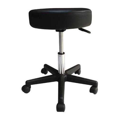 Pneumatic Doctors Stool W/O Back W/O Foot Ring  Black