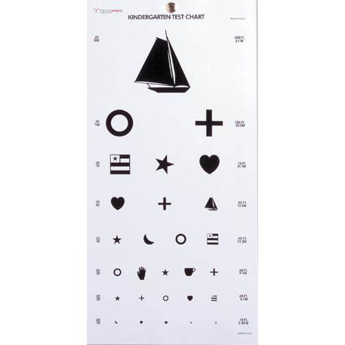 Kindergarten Eye Chart 22 x11