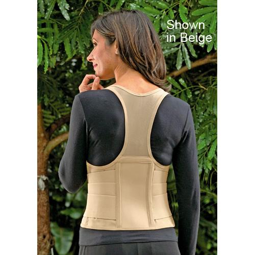 Cincher Female Back Support Large Black