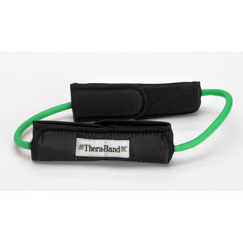 Theraband Prof Resist Tubing Loop w/Padded Cuffs Green