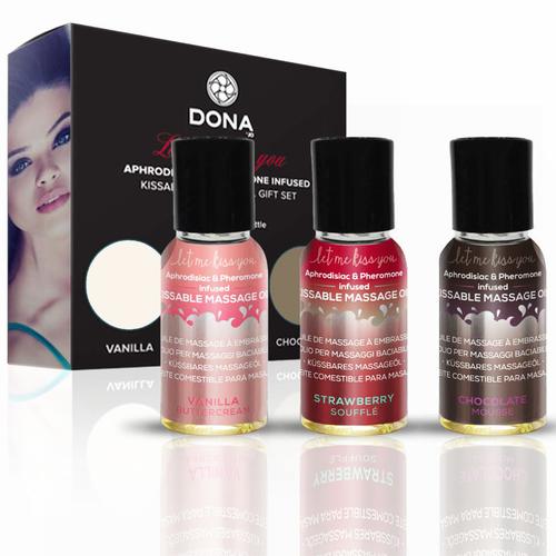 DONA Let Me Kiss You Massage Gift Set