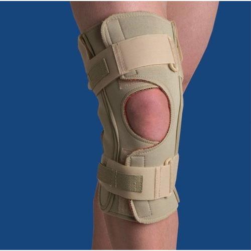 Hinged Knee Wrap Dual Pivot Beige 5X Large