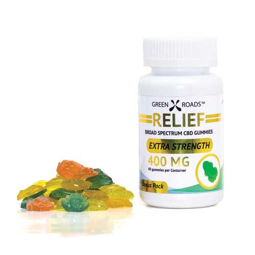 CBD Edibles Gummies 400gm (40 ct)  10 mg ea