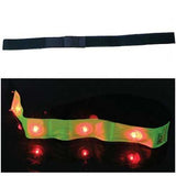 One Pair LED Saftey Visible Flashing Jogging Armband Reflective Band