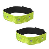 One Pair LED Saftey Visible Flashing Jogging Armband Reflective Band